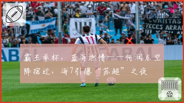 霸王举杯，蓝海燃情——何润东空降宿迁，海7引爆“苏超”之夜